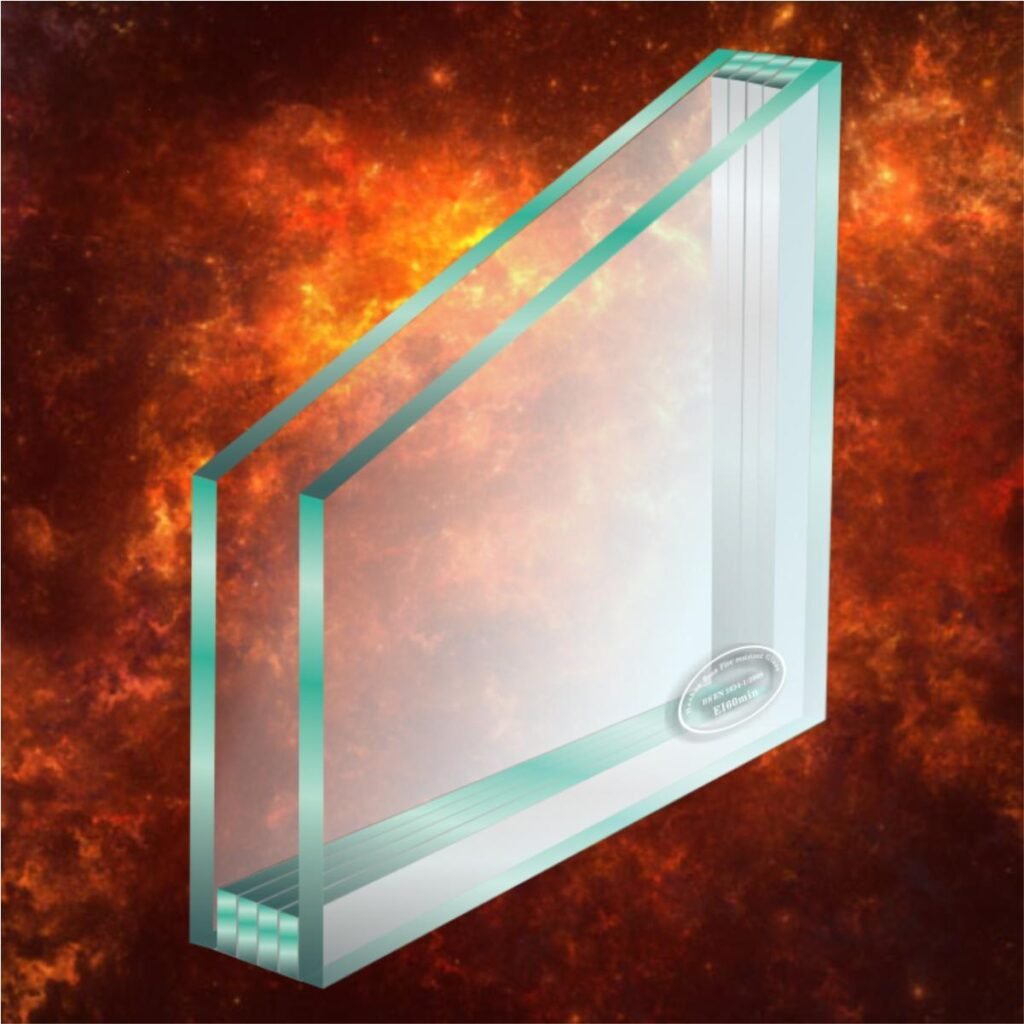 Replacement Glass Cylinder For Standing Fire Pit - 9x12.5 Inch Heat-Resistant Fireproof Glass